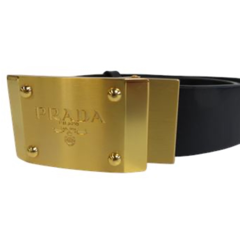 Prada Logo Buckle & Belt, Size: 48 /120 (Men) - Picture 4 of 10